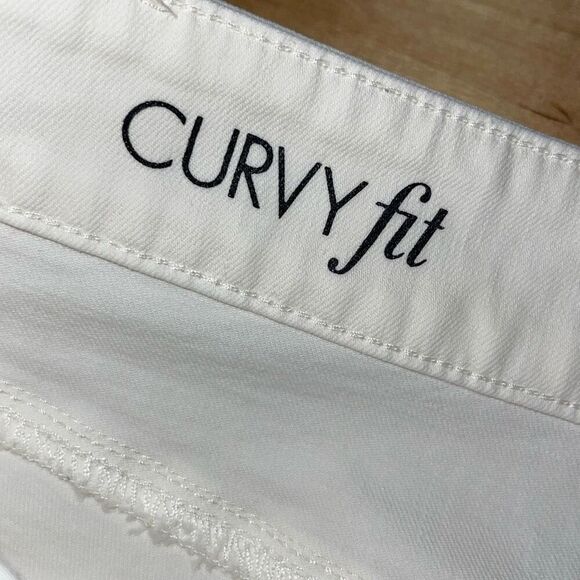 Ann Taylor Womens Low Rise‎ Curvy Fit Skinny Ankle Jeans White Size 6 - Picture 7 of 11